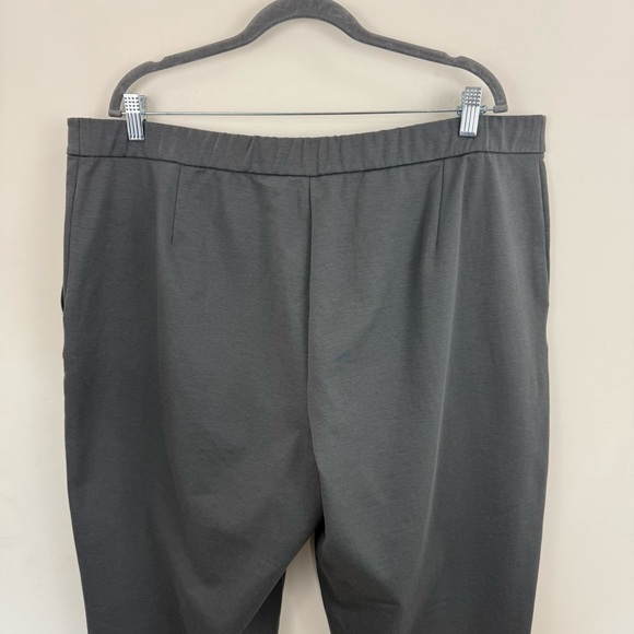 Eileen Fisher Slate Gray Slouchy Ankle Pants Size 1X NWT - Picture 9 of 15